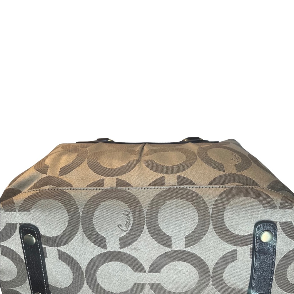Coach Madison Op Art C Signature Satchel Bag - Picture 8 of 11